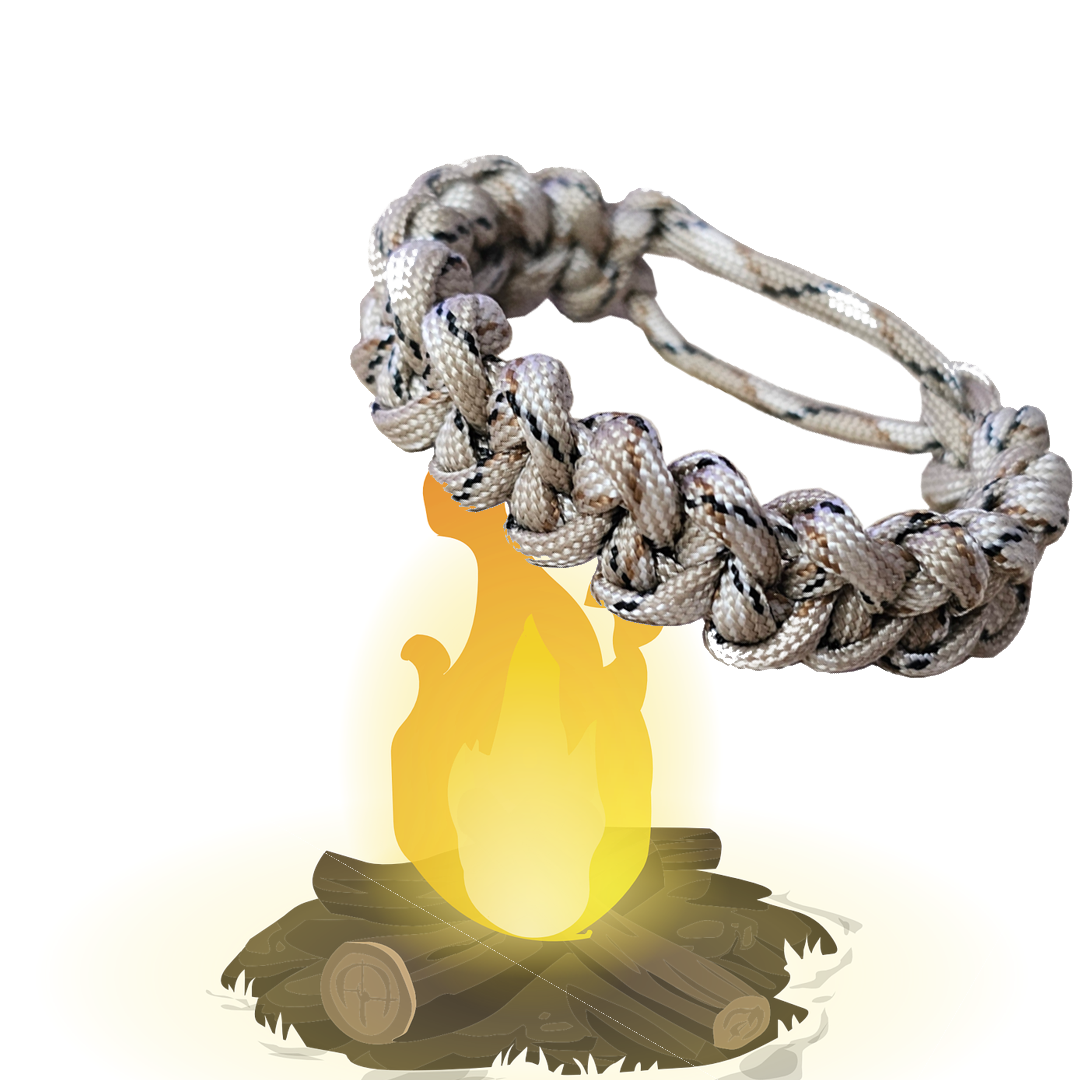 Comment fonctionne un bracelet en paracorde avec un allume-feu ?