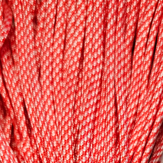 Paracorde 4mm 550 rouge et blanc